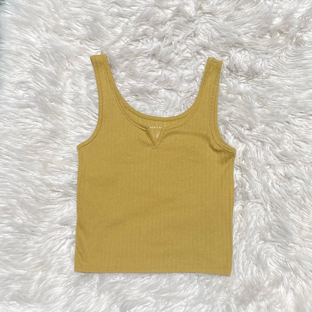Cropped Ribbed Tank